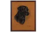 Untitled by Marjorie Cox, 1982, pastel, offered Aug 2021