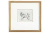 Untitled by P. Colvill, etching, offered Aug 2021