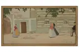 Untitled by Emil Orlík, lithograph, offered Aug 2021
