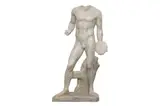 After polyclitus, a classical sculpture influenced by discophoros by Pure White Lines, sculpture, offered Aug 2021