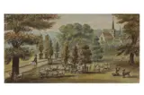 Untitled by John Nixon, ink and watercolour, offered Jul 2021