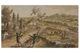 Untitled by John Nixon, ink and watercolour, offered Jul 2021