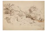 Untitled by William Leighton Leach, ink and sepia, offered Jul 2021