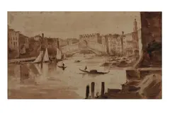 Untitled by William Haygarth, Pen and brown ink and sepia wash and pencil, offered Jul 2021