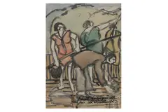 Untitled by Cecil Howard Lay, watercolor, offered Jul 2021
