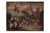 Untitled by Alan Reynolds, ink and bistre, offered Jul 2021