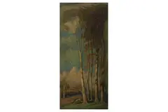 Untitled by Reginald Hallward, oil on canvas, offered Jul 2021