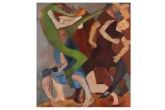 Untitled by Alan Thornhill, acrylic on canvas, offered Jul 2021