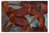 Untitled by Alan Thornhill, oil on canvas, offered Jul 2021