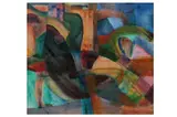 Untitled by Alan Thornhill, oil on canvas, offered Jul 2021