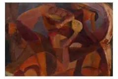 Untitled by Alan Thornhill, oil on canvas, offered Jul 2021