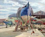 Untitled by Edward d'Arcy Lister, oil on canvas, sold Dec 2019