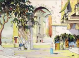 Untitled by Cecil Rochfort D'Oyly-John, oil on canvas, sold Dec 2019