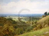 WatercolourA Buckinghamshire landscape by Harold Sutton Palmer, watercolour, sold Dec 2019