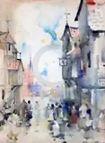 Good Ales' sign signed 12 x 9.75in by James Watterson Herald, watercolour, sold Dec 2019