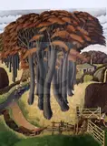 The Paper Chase' signed in pencil 21.25 x 27in by Simon Palmer, watercolour, sold Dec 2019