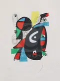 Melodie Acide' signed in pencil and inscribed H.C 13.25 x 10in by Joan Miró, lithograph, sold Dec 2019