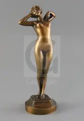 Untitled by Leon-Louis Oury, bronze, sold Dec 2019