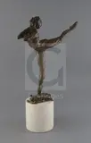 With extended foot by Enzo Plazotta, bronze, sold Dec 2019