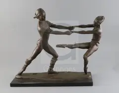 The Dancers by Enzo Plazotta, bronze, sold Dec 2019