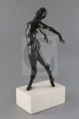 On white by Enzo Plazotta, bronze, sold Dec 2019
