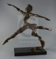 Foundry stamp by Enzo Plazotta, bronze, sold Dec 2019