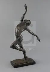 Foundry stamp by Enzo Plazotta, bronze, sold Dec 2019