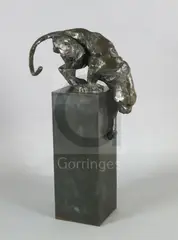 Panther by Kate Denton, bronze, sold Dec 2019