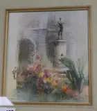 Sir Stamford Raffles, Singapore by Wan Soon Kam, pastel on paper, sold Dec 2019