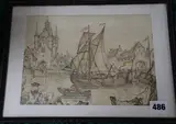 Untitled by Anton Pieck, pencil, sold Dec 2019