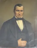 Portrait of a gentleman by Francis Hofmann, 1858, oil on canvas, sold Nov 2019