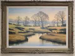 The Autumn Trees by Michael John Hill, oil on canvas, sold Nov 2019