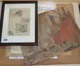 A group of assorted by Frank Brangwyn, pencil, sold Nov 2019