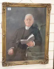 Portrait of Reverend Joseph Jeremiah Baddeley by André Cluysenaar, oil on canvas, sold Nov 2019