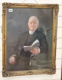 Portrait of Reverend Joseph Jeremiah Baddeley by André Cluysenaar, oil on canvas, sold Nov 2019