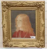 Head and shoulder portrait of a Renaissance youth by Eliseo Tudeste Fattorini, watercolour, sold Nov 2019