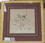 Le Cosaque by Achille Devéria, ink, sold Nov 2019