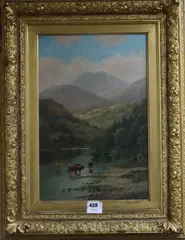 Loch Linnhe by Albert Dunington, oil on canvas, sold Nov 2019