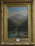 Loch Linnhe by Albert Dunington, oil on canvas, sold Nov 2019