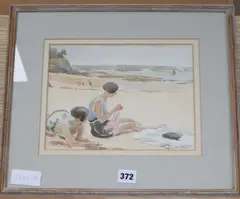 Untitled by Ronald Gray, watercolour and pencil, sold Nov 2019