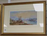 On the Moselle by W. Charles, watercolour, sold Nov 2019