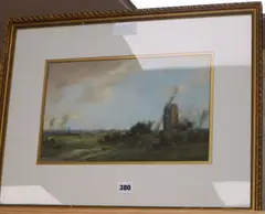 Coulsdon Mill 1911 by William Tatham Winter, watercolour, sold Oct 2019