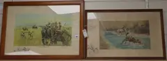 The Kadir Bandobast' and 'The West Nalla by Charles 'snaffles' Johnson Payne, print (other), sold Oct 2019
