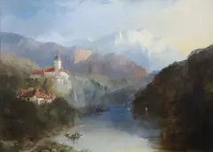 Untitled by William Rose, oil, sold Oct 2019