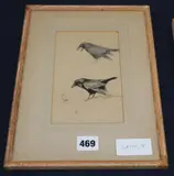 Untitled by Archibald Thorburn, watercolour, sold Oct 2019
