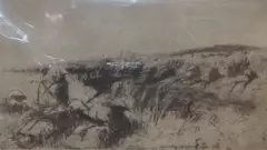 The Moonlight Attack, Jelil by James McBey, etching, sold Oct 2019