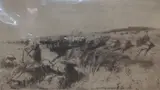 The Moonlight Attack, Jelil by James McBey, etching, sold Oct 2019