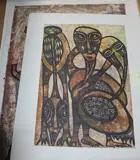 Ori Olokun workshop by Fela Odaranile, print (other), offered Oct 2019