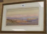 Sunset on Moab by Philipa Anna Frederica Stephenson, watercolour, sold Oct 2019