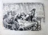 A pen and ink book illustration for the book Everybody's Pepys by Ernest Howard Shepard, ink, offered Oct 2019